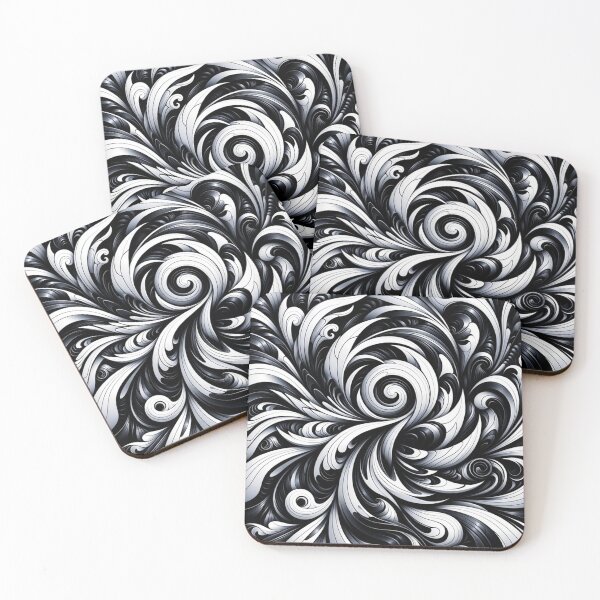 Item preview, Black and White Swirls: Twisted Design designed and sold by Graffiti-Space.