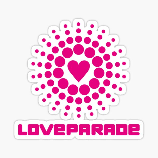 Artikel-Vorschau von Rosa Loveparade-Logo, designt und verkauft von Boogeyman Bill.