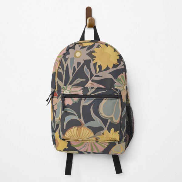 Item preview, Multi-coloured Floral Pattern against a Navy Background designed and sold by SamJanner.