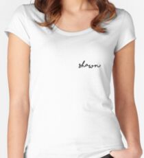 Shawn Tailliertes Rundhals-Shirt