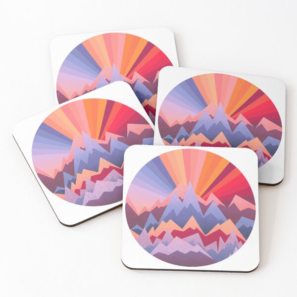 Item preview, Sunset Mountains designed and sold by Against the Current Art.