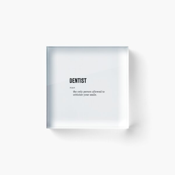 Item preview, Dentist Definition Funny Text designed and sold by BelloniArtShop.