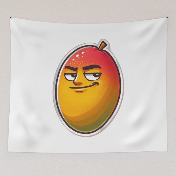 Item preview, Mango Moxie: Tropical Smirk designed and sold by templeofatro.