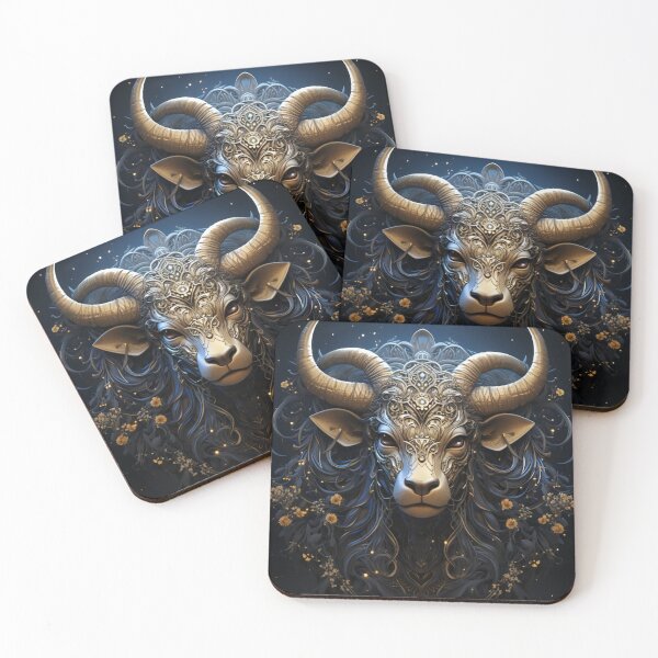 Item preview, Zodiac sign Taurus (female) cover art designed and sold by RV Design.