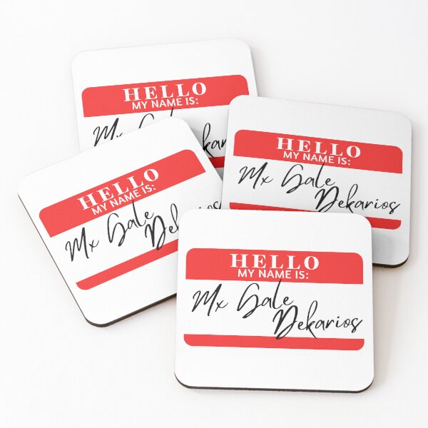 Item preview, Hello, my name is Mx Gale Dekarios designed and sold by AdhdPunk.