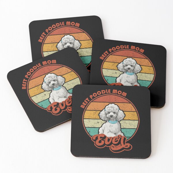 Item preview, Best Poodle Mom Ever - Vintage Sunset - Vintage Poodle designed and sold by brindled.