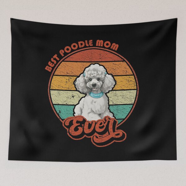 Item preview, Best Poodle Mom Ever - Vintage Sunset - Vintage Poodle designed and sold by brindled.