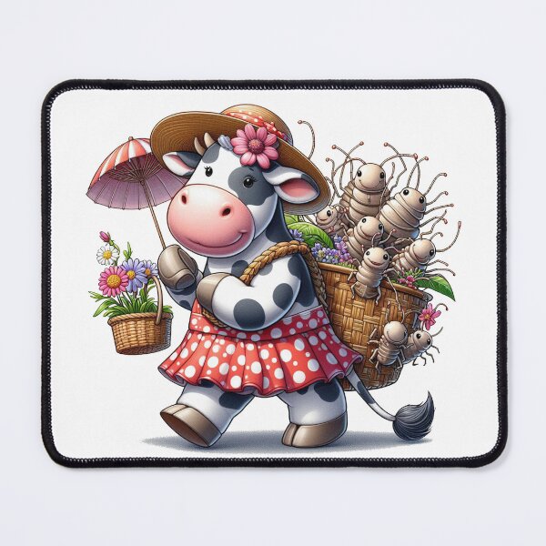 Item preview, Dairy Cow Isopod Colorful designed and sold by JaaCreativeShop.