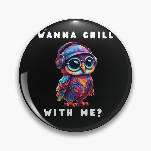 Item preview, Cute owl with headphones colorful design designed and sold by KarakitAI.