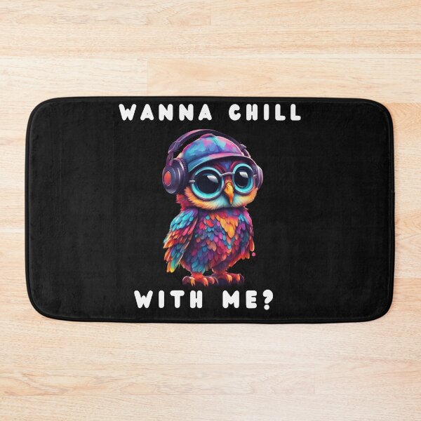 Item preview, Cute owl with headphones colorful design designed and sold by KarakitAI.