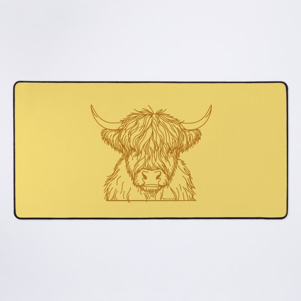 Item preview, Scottish Hairy Coo - Brown doodle designed and sold by PickledjoArt.