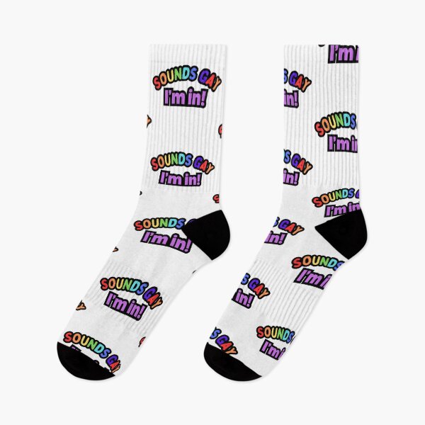 Item preview, sounds gay I'm in colorful rainbow design designed and sold by Alyn8.