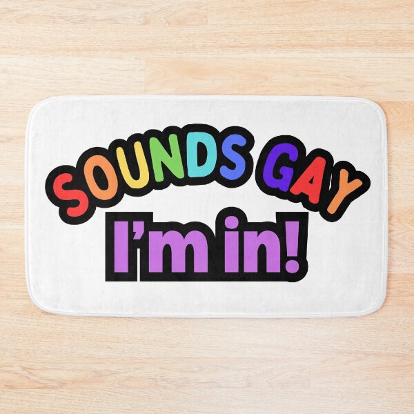 Item preview, Suena gay. Estoy en un colorido diseño de arcoíris. designed and sold by Alyn8.