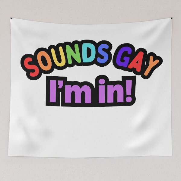 Item preview, Suena gay. Estoy en un colorido diseño de arcoíris. designed and sold by Alyn8.