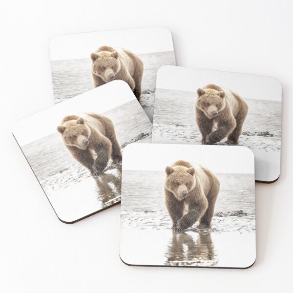 Item preview, Brown Bear on the Hunt 2 Alaska designed and sold by PhotoArt by Joan Carroll.