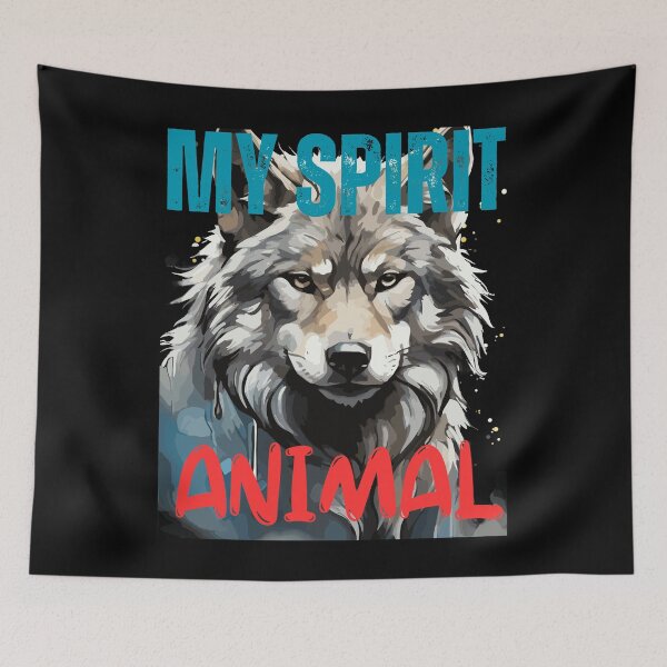 Item preview, Wolf | Spirit Animal | Canine | Dog designed and sold by IronClaw-POD.