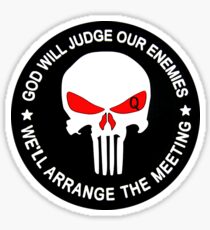 The Punished Q Black BK Sticker