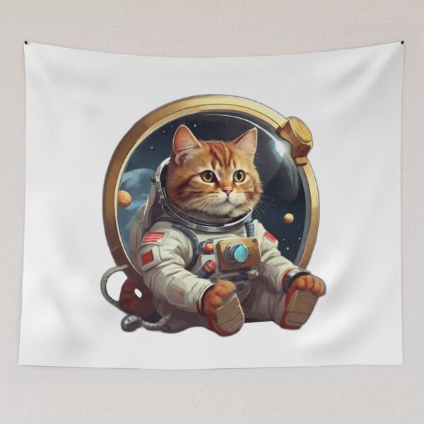 Item preview, Cute Astronaut Cat - AstroCAT   designed and sold by AleksKos.