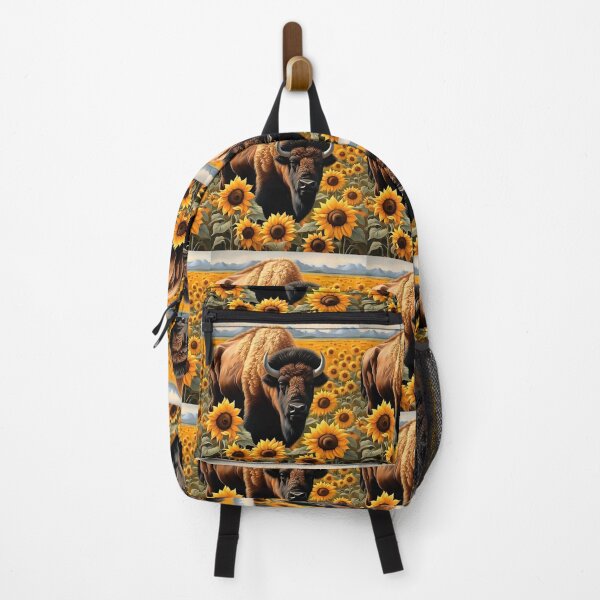 Item preview, Kansas Bison On The Range Of Sunflowers designed and sold by taiche.