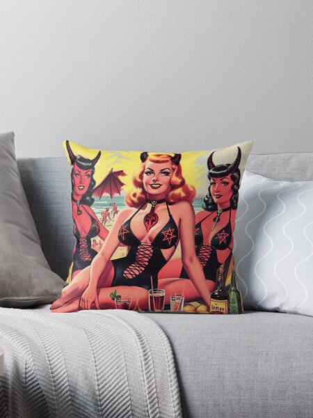Item preview, Vintage Evil Pin Ups designed and sold by PulpVintage.