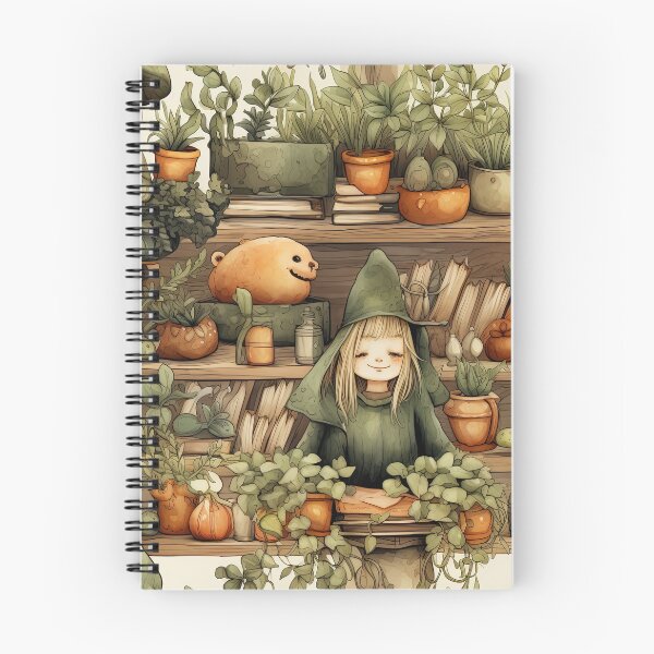 Item preview, Witch garden - magical plant lover art designed and sold by Daydreamsatdawn.