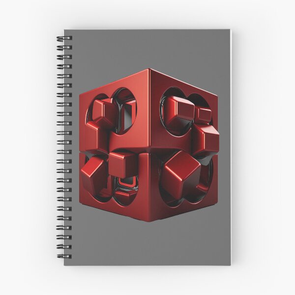 Item preview, 3D cube in red designed and sold by SMILE88.
