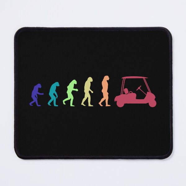 Item preview, Colorful Human Evolution Golf Car designed and sold by EmiAndMike.