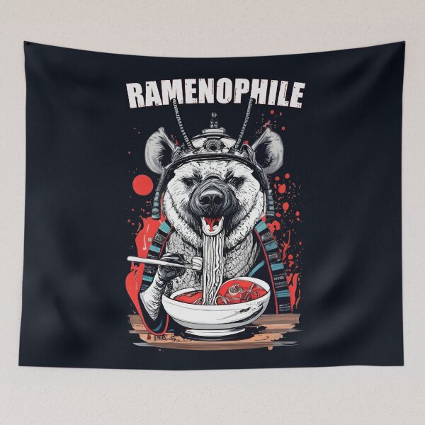 Item preview, Hyena - ramen lover  designed and sold by SidTastic .