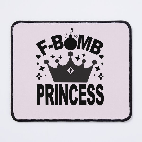 Item preview, F Bomb Princess, funny sweary t-shirt designed and sold by TaraGbear.