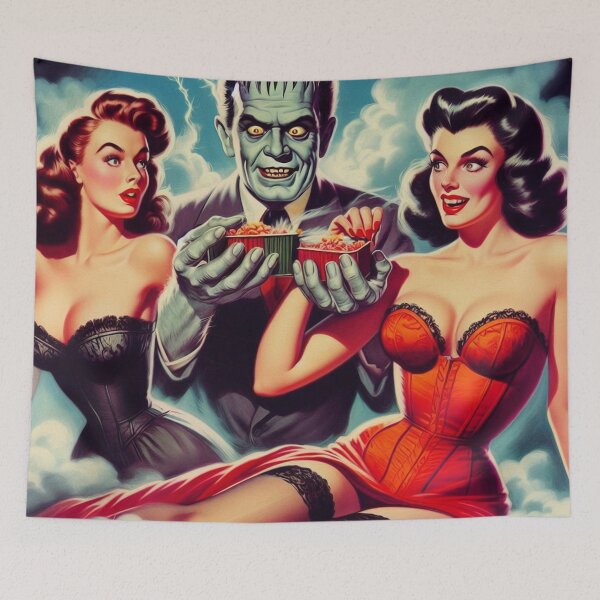 Item preview, Vintage Horror Girls designed and sold by PulpVintage.