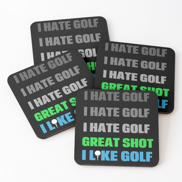 Item preview, I Hate Golf, Great Shot, I Like Golf - Play Golf To Learn Golf designed and sold by EmiAndMike.