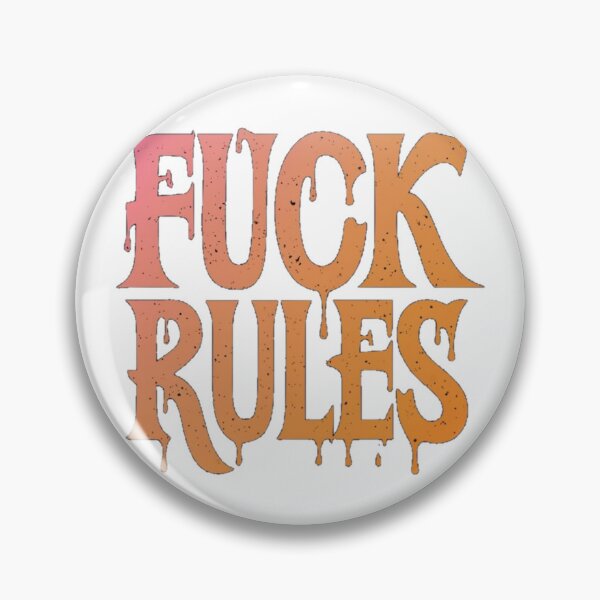 Item preview, No Thank You F Rules Hippie Colorful Humor Popart  designed and sold by ShopSunday.