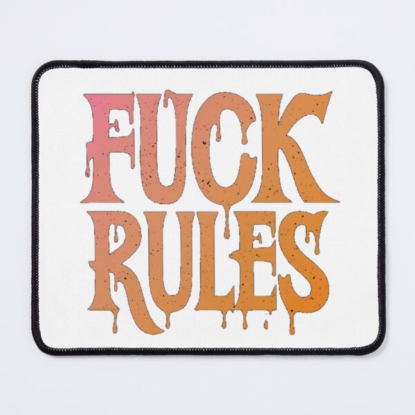 Item preview, No Thank You F Rules Hippie Colorful Humor Popart  designed and sold by ShopSunday.