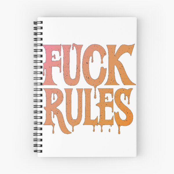 Item preview, No Thank You F Rules Hippie Colorful Humor Popart  designed and sold by ShopSunday.