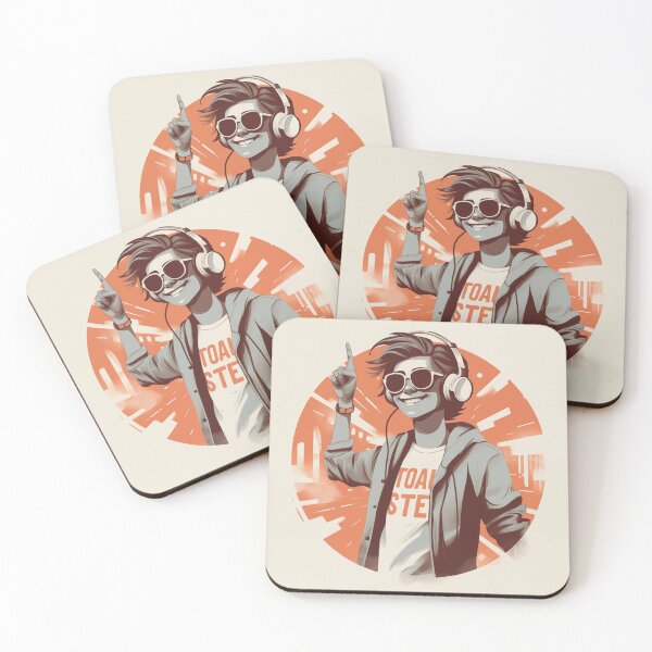 Item preview, Stay Positive Boy With Headphones designed and sold by CoolMantras.