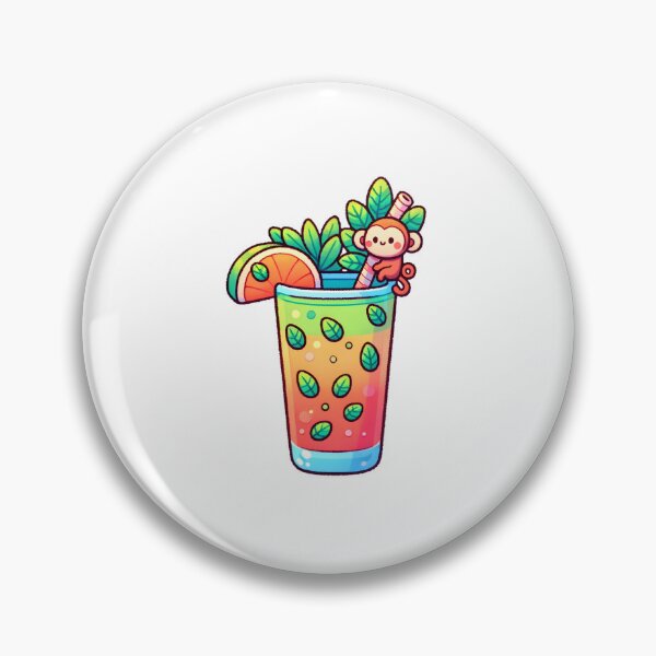 Item preview, Tropical Monkey Mojito Cocktail  designed and sold by UmbrellaStudio1.