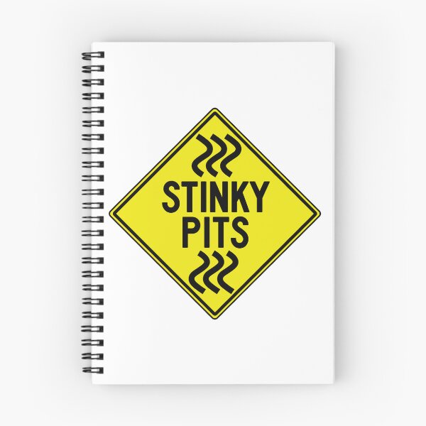 Item preview, Stinky Pits Warning Sign designed and sold by Madraisinface.