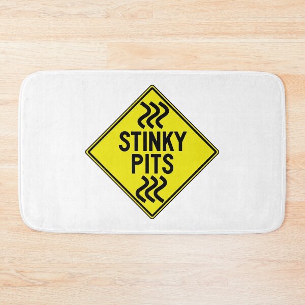Item preview, Stinky Pits Warning Sign designed and sold by Madraisinface.
