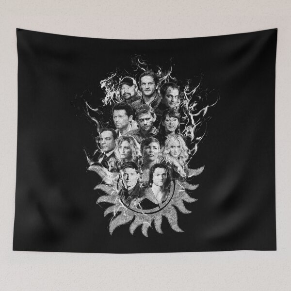 Item preview, Supernatural Sketch - White designed and sold by Happy-Llama-Art.