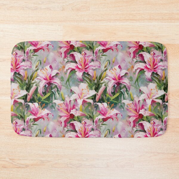 Item preview, Lily Tile 17: Trumpets of Purity in Pastel Dreams, Dew Kissed by Fragrance designed and sold by TheBrainArt.