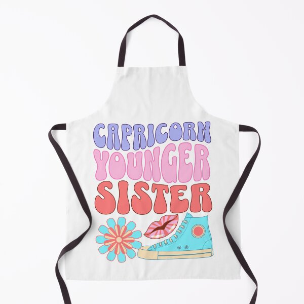 Item preview, Capricorn younger sister in retro pastel colours designed and sold by BritishDelights.