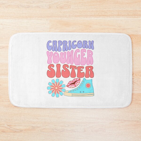 Item preview, Capricorn younger sister in retro pastel colours designed and sold by BritishDelights.