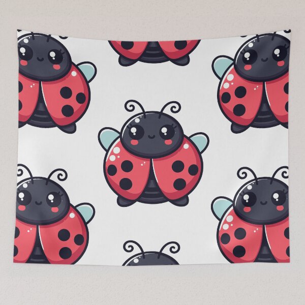 Item preview, Garden Explorer Ladybug designed and sold by ArtfulWeave.