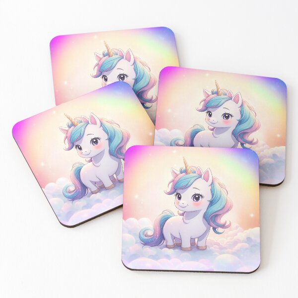 Item preview, Cute anime unicorn designed and sold by fantasyMASTER.