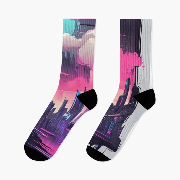 Item preview, Cyberpunk Skyline designed and sold by BajanTees.