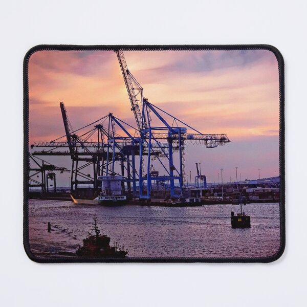 Item preview, Cranes in the Sunset Gothenburg Sweden designed and sold by RosRidleyPhoto.