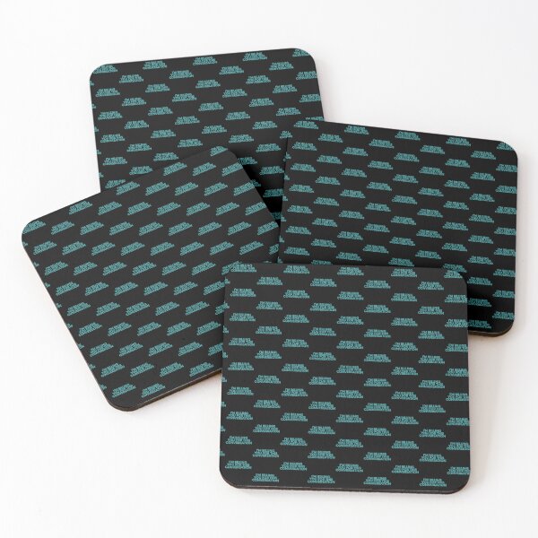 Item preview, I'm Billing You For This Conversation: Teal Block on Black designed and sold by feistyfeminine.