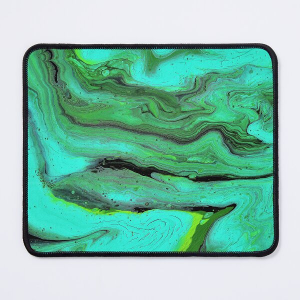 Item preview, La Dee Dah 2 Acrylic Abstract Flowing Green designed and sold by Doug Siegel.