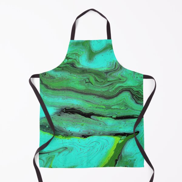 Item preview, La Dee Dah 2 Acrylic Abstract Flowing Green designed and sold by Doug Siegel.