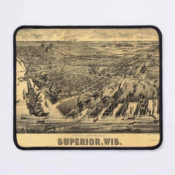 Item preview, Superior, Wisconsin (1893) designed and sold by allhistory.